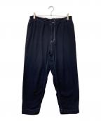COMME des GARCONS HOMME DEUXコムデギャルソン オム ドゥ）の古着「カシミヤブレンドウールイージーパンツ」｜ネイビー
