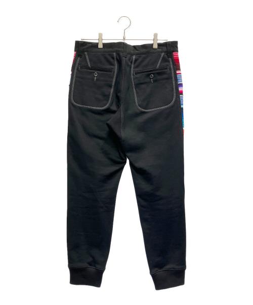JUNYA WATANABE MAN（ジュンヤワタナベマン）JUNYA WATANABE MAN (ジュンヤワタナベマン) 綿度詰め裏毛×メキシカンサラペパンツ ブラック サイズ:Sの古着・服飾アイテム