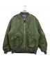 COMME des GARCONS JUNYA WATANABE MAN（コム デ ギャルソン ジュンヤ ワタナベ マン）の古着「ナイロンツイルプリントフライトジャケット」｜オリーブ