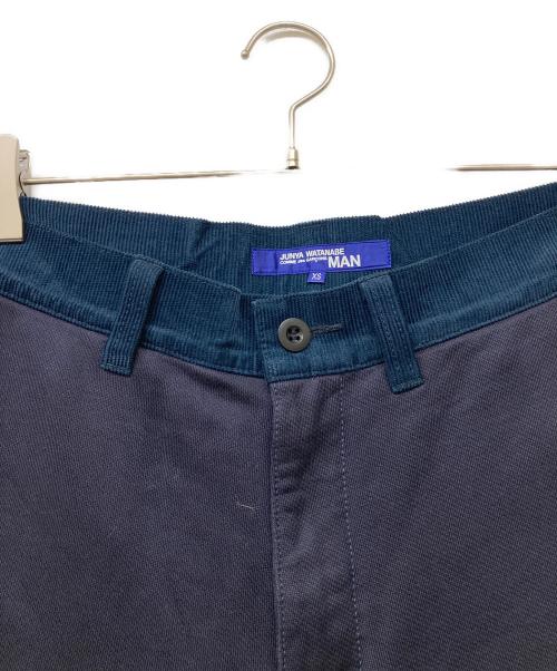 COMME des GARCONS JUNYA WATANABE MAN（コム デ ギャルソン ジュンヤ ワタナベ マン）COMME des GARCONS JUNYA WATANABE MAN (コム デ ギャルソン ジュンヤ ワタナベ マン) 20AW 綿度詰裏毛 スウェット パンツ ネイビー サイズ:XSの古着・服飾アイテム