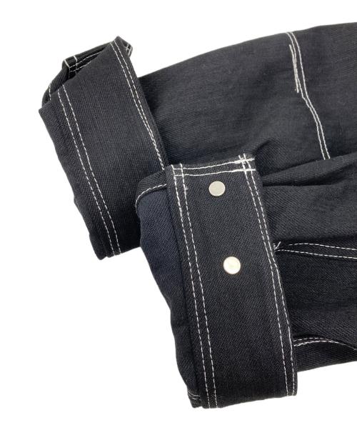eYe COMME des GARCONS JUNYAWATANABE MAN（アイ コム デ ギャルソン ジュンヤ ワタナベ マン）eYe COMME des GARCONS JUNYAWATANABE MAN (アイ コム デ ギャルソン ジュンヤ ワタナベ マン) LEVI'S (リーバイス) 綿デニム Levi's Wネームコート ブラック サイズ:XSの古着・服飾アイテム