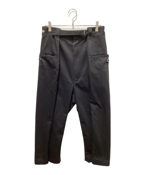 ANREALAGE（アンリアレイジ）ANREALAGE (アンリアレイジ) WRAP CHINO PANTS ブラック サイズ:46の古着・服飾アイテム