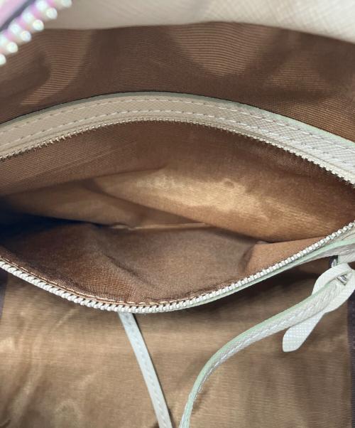 A.D.M.J.（エーディーエムジェイ）A.D.M.J. (エーディーエムジェイ) ダノビオボトムアクセントショルダーバッグ ワインレッドの古着・服飾アイテム