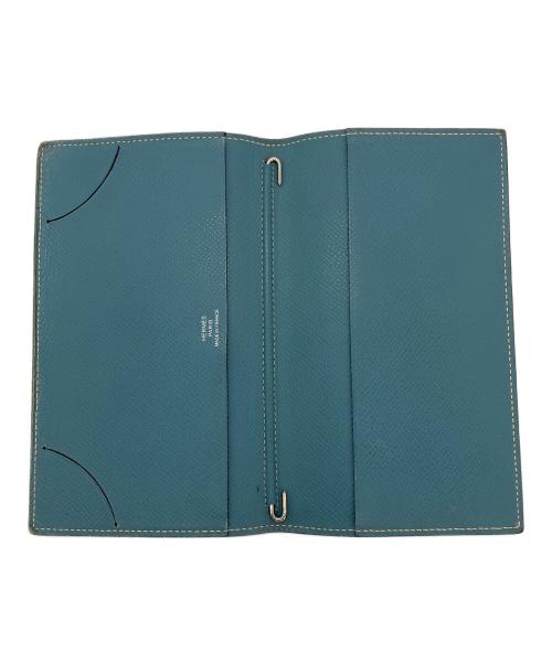HERMES（エルメス）HERMES (エルメス) 手帳カバー ブルーの古着・服飾アイテム