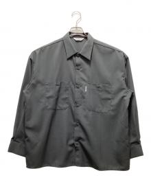 COOTIE PRODUCTIONS（クーティープロダクツ）の古着「T/W Fly Front Work L/S Shirt」｜グレー