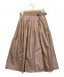 ANAYI（アナイ）の古着「シャンブレータフタタックスカート」｜ブラウン