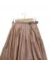 ANAYI (アナイ) シャンブレータフタタックスカート ブラウン サイズ:38：4000円