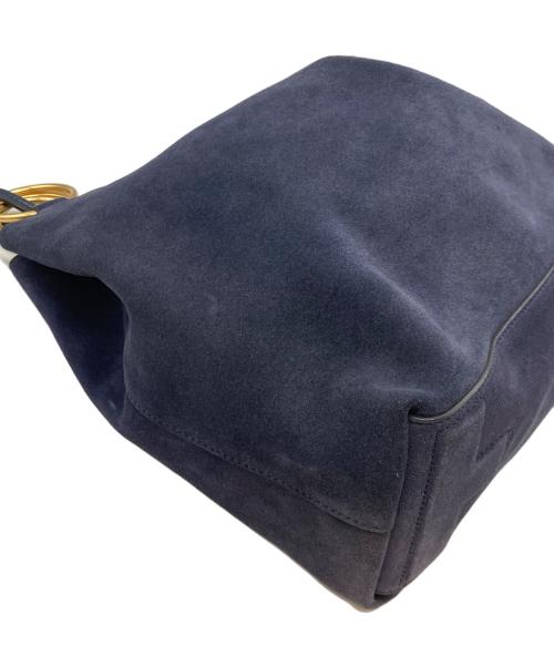 TORY BURCH（トリーバーチ）TORY BURCH (トリーバーチ) Farrah Suede Tote ネイビーの古着・服飾アイテム