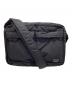PORTER（ポーター）の古着「SLING BAG W zip(L)（スリング バッグ W ジップ）」｜ブラック
