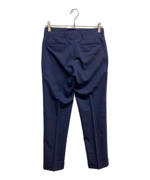 BEAMS F（ビームスエフ）BEAMS F (ビームスエフ) GERMANO (ジェルマーノ) NOPLEATS TROPICAL WOOL PANTS ネイビー サイズ:42の古着・服飾アイテム