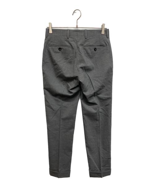 BEAMS F（ビームスエフ）BEAMS F (ビームスエフ) GERMANO (ジェルマーノ) NOPLEATS TROPICAL WOOL PANTS ライトグレー サイズ:42の古着・服飾アイテム