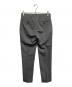 BEAMS F (ビームスエフ) GERMANO (ジェルマーノ) NOPLEATS TROPICAL WOOL PANTS ライトグレー サイズ:42：6000円