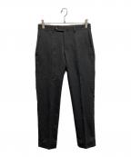 BEAMS F×GERMANOビームスエフ×ジェルマーノ）の古着「NOPLEATS TROPICAL WOOL PANTS」｜グレー