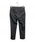 BEAMS F (ビームスエフ) GERMANO (ジェルマーノ) NOPLEATS TROPICAL WOOL PANTS グレー サイズ:42：6000円