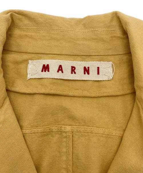 MARNI（マルニ）MARNI (マルニ) ウエストマーク ワークコート イエロー サイズ:42の古着・服飾アイテム