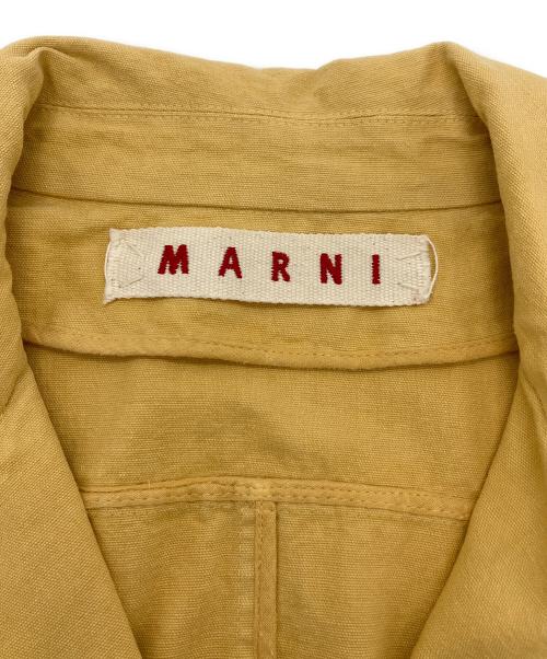MARNI（マルニ）MARNI (マルニ) ウエストマーク ワークコート イエロー サイズ:42の古着・服飾アイテム