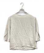 SOEJUソージュ）の古着「ライトクロスコクーンシルエットブラウス」｜ライトグレー