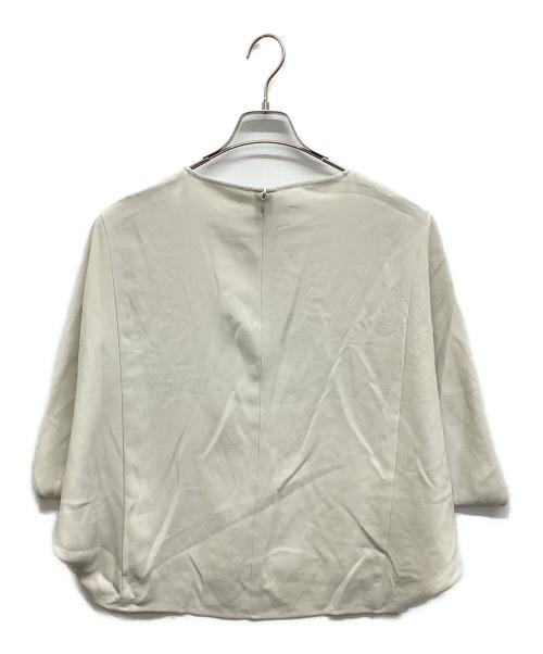 SOEJU（ソージュ）SOEJU (ソージュ) ライトクロスコクーンシルエットブラウス ライトグレー サイズ:Mの古着・服飾アイテム