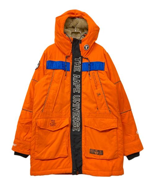 Aape BY A BATHING APE（エーエイプ バイ アベイシングエイプ）AAPE BY A BATHING APE (エーエイプ バイ アベイシングエイプ) ダウンジャケット オレンジ サイズ:Mの古着・服飾アイテム