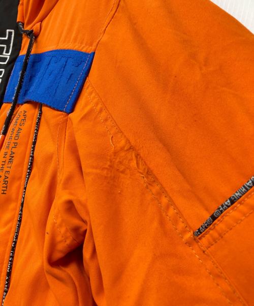 Aape BY A BATHING APE（エーエイプ バイ アベイシングエイプ）AAPE BY A BATHING APE (エーエイプ バイ アベイシングエイプ) ダウンジャケット オレンジ サイズ:Mの古着・服飾アイテム