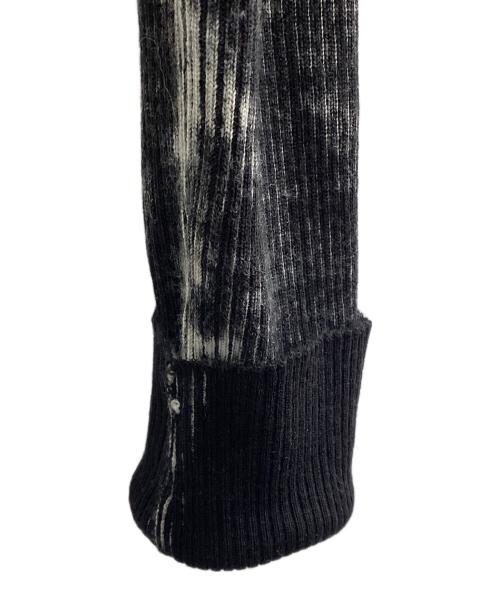 DIESEL（ディーゼル）DIESEL (ディーゼル) リブニットカーディガン ブラック サイズ:Mの古着・服飾アイテム