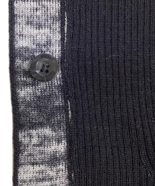 DIESEL（ディーゼル）DIESEL (ディーゼル) リブニットカーディガン ブラック サイズ:Mの古着・服飾アイテム