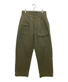 NIGEL CABOURN（ナイジェルケーボン）の古着「BRITISH ARMY PANT LOOSE DENIM」｜オリーブ