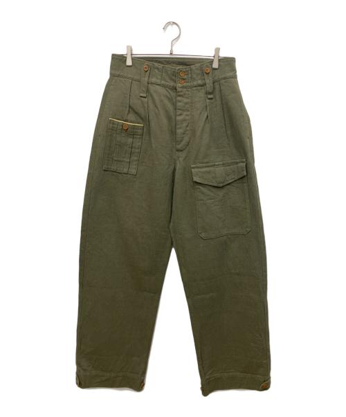 NIGEL CABOURN（ナイジェルケーボン）NIGEL CABOURN (ナイジェルケーボン) BRITISH ARMY PANT LOOSE DENIM オリーブ サイズ:32の古着・服飾アイテム
