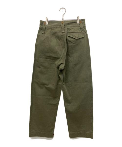 NIGEL CABOURN（ナイジェルケーボン）NIGEL CABOURN (ナイジェルケーボン) BRITISH ARMY PANT LOOSE DENIM オリーブ サイズ:32の古着・服飾アイテム