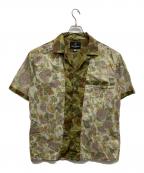 NIGEL CABOURNナイジェルケーボン）の古着「CAMP COLLAR SHIRT」｜オリーブ