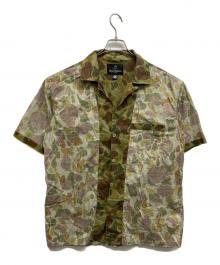 NIGEL CABOURN（ナイジェルケーボン）の古着「CAMP COLLAR SHIRT」｜オリーブ