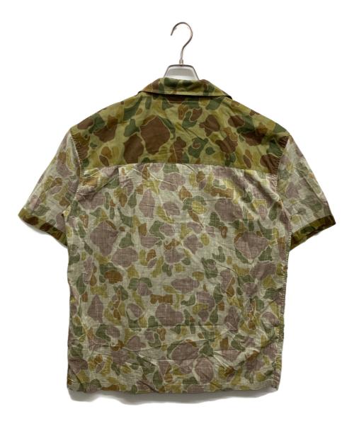 NIGEL CABOURN（ナイジェルケーボン）NIGEL CABOURN (ナイジェルケーボン) CAMP COLLAR SHIRT オリーブ サイズ:46の古着・服飾アイテム