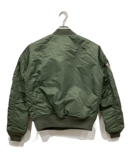 AVIREX（アヴィレックス）AVIREX (アヴィレックス) TOP GUN(トップガン)MA-1フライトジャケット グリーン サイズ:mediumの古着・服飾アイテム