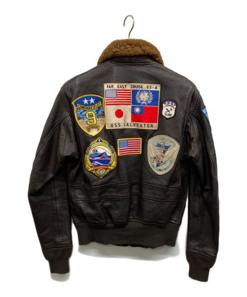 COCKPIT（コックピット）COCKPIT (コックピット) TOP GUN G-1ジャケット ブラウン サイズ:38の古着・服飾アイテム