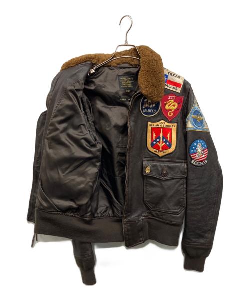 COCKPIT（コックピット）COCKPIT (コックピット) TOP GUN G-1ジャケット ブラウン サイズ:38の古着・服飾アイテム