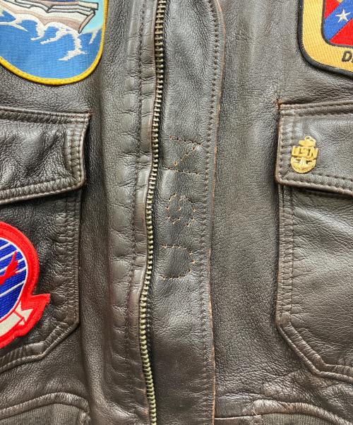 COCKPIT（コックピット）COCKPIT (コックピット) TOP GUN G-1ジャケット ブラウン サイズ:38の古着・服飾アイテム