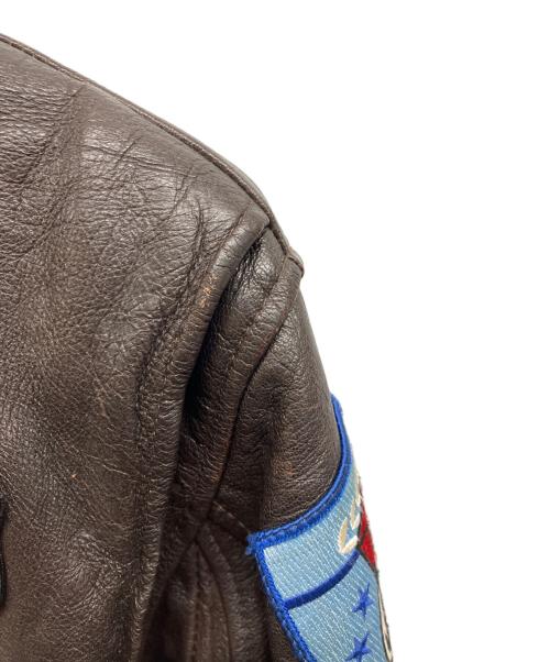 COCKPIT（コックピット）COCKPIT (コックピット) TOP GUN G-1ジャケット ブラウン サイズ:38の古着・服飾アイテム