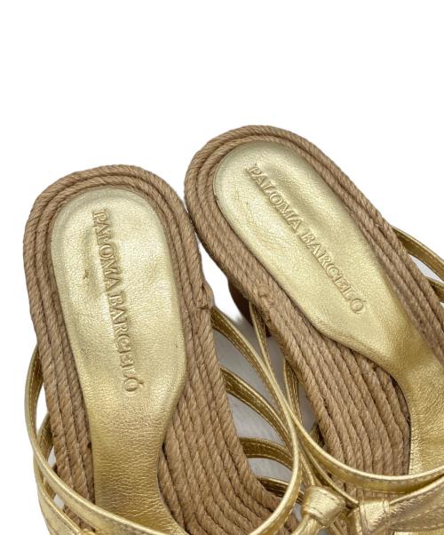 PALOMA BARCELO（パロマバルセロ）PALOMA BARCELO (パロマバルセロ) サンダル ベージュ サイズ:36の古着・服飾アイテム