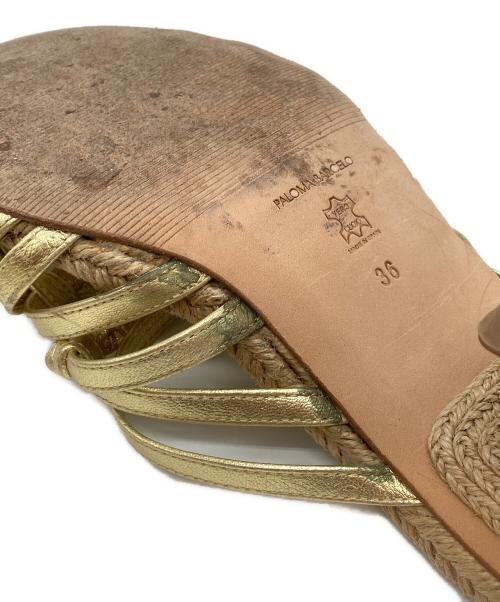 PALOMA BARCELO（パロマバルセロ）PALOMA BARCELO (パロマバルセロ) サンダル ベージュ サイズ:36の古着・服飾アイテム