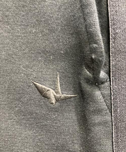 1piu1uguale3 SPORT（ウノ ピゥ ウノ ウグァーレ トレ）1piu1uguale3 SPORT (ウノ ピゥ ウノ ウグァーレ トレ) RUBBER LINE スウェットパンツ ブラック サイズ:Vの古着・服飾アイテム