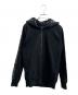 1piu1uguale3 SPORT（ウノ ピゥ ウノ ウグァーレ トレ）の古着「RUBBER LINE ZIP UP HOODIE」｜ブラック