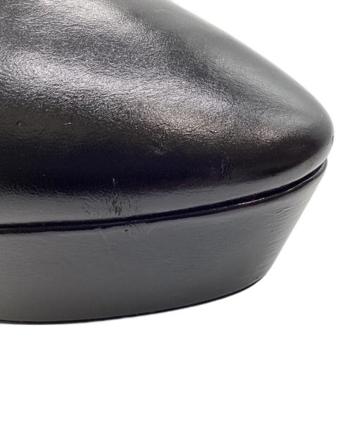 Saint Laurent Paris（サンローランパリ）Saint Laurent Paris (サンローランパリ) プラットフォームサイドゴアショートブーツ ブラック サイズ:37 1/2の古着・服飾アイテム