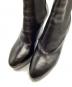 中古・古着 Saint Laurent Paris (サンローランパリ) プラットフォームサイドゴアショートブーツ ブラック サイズ:37 1/2：25000円