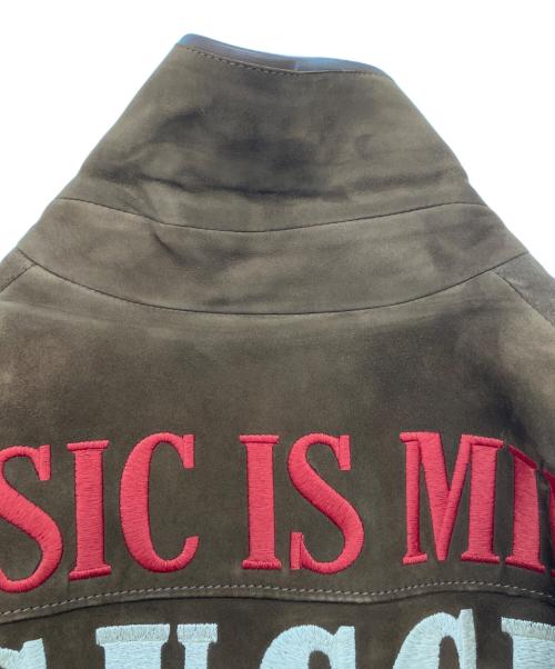 GUCCI（グッチ）GUCCI (グッチ) レザージャケット ブラウン サイズ:38の古着・服飾アイテム