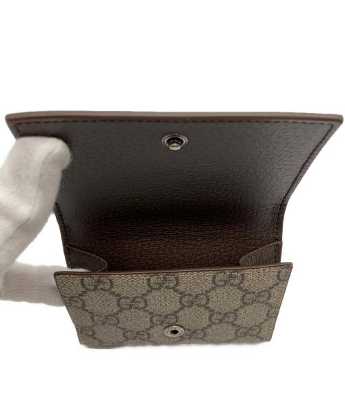 GUCCI（グッチ）GUCCI (グッチ) GG 三つ折りウォレット ブラウンの古着・服飾アイテム