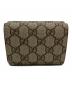 GUCCI (グッチ) GG 三つ折りウォレット ブラウン：50000円