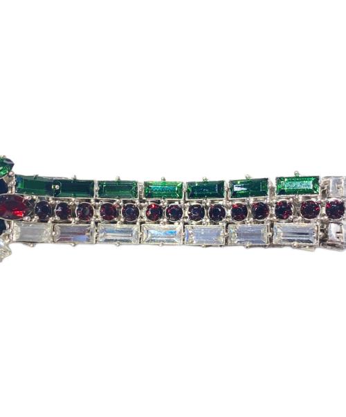 GUCCI（グッチ）GUCCI (グッチ) メタル クリスタル ウェブ ヘアバンドの古着・服飾アイテム