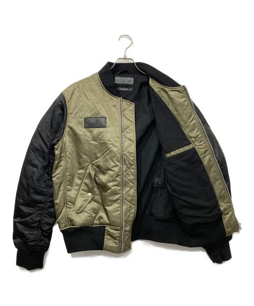 acanthus（アカンサス）acanthus (アカンサス) MA-1ジャケット カーキ サイズ:Lの古着・服飾アイテム