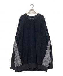 ARTEFACT（アーティファクト）の古着「HEATHER SNP DOLMAN LOOSEY TOPS」｜ブラック
