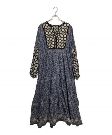 中古・古着通販】freada (フリーダ) インド胸キルトプリントワンピース